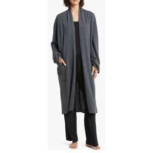 Nordstrom 100% Cashmere Oversized Long Cardigan in Grey NWT Size X-Small